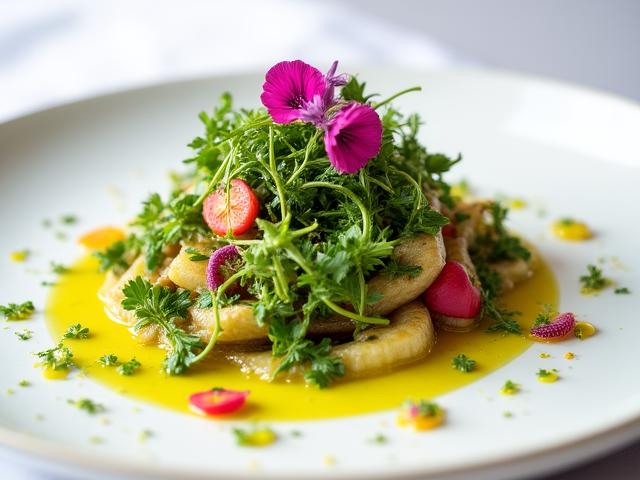 Cucina vegetariana raffinata con ingredienti a km zero